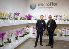 Kirsten van Linden van Microflor samen met Piet Ravelingien van ID’Flor.